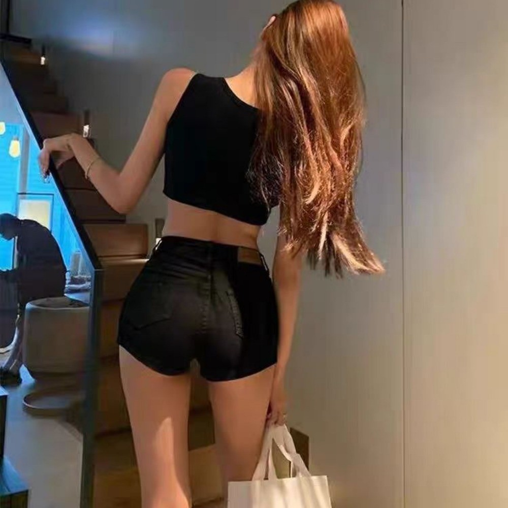 (พร้อมที่จะจัดส่งในกรุงเทพ) ใหม่ สไตล์ยุโรปและอเมริกา สาวฮอตกับผ่าเอวสูง กางเกงยีนส์ขาสั้นผู้หญิงZ247 ราคา ถูกที่สุด ดีลบีเคเค แกลเลอรีภาพที่ 8