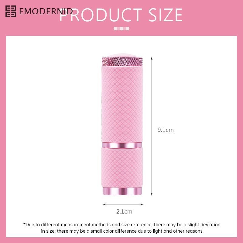 เครื่องอบเล็บเจล UV LEDแบบไฟฉาย หลอดไฟ LEDต้องใช้ถ่านAAA3/ก้อน ขนาดเล็ก 9 ดวง ใช้งานง่าย-em - รูปที่ 3