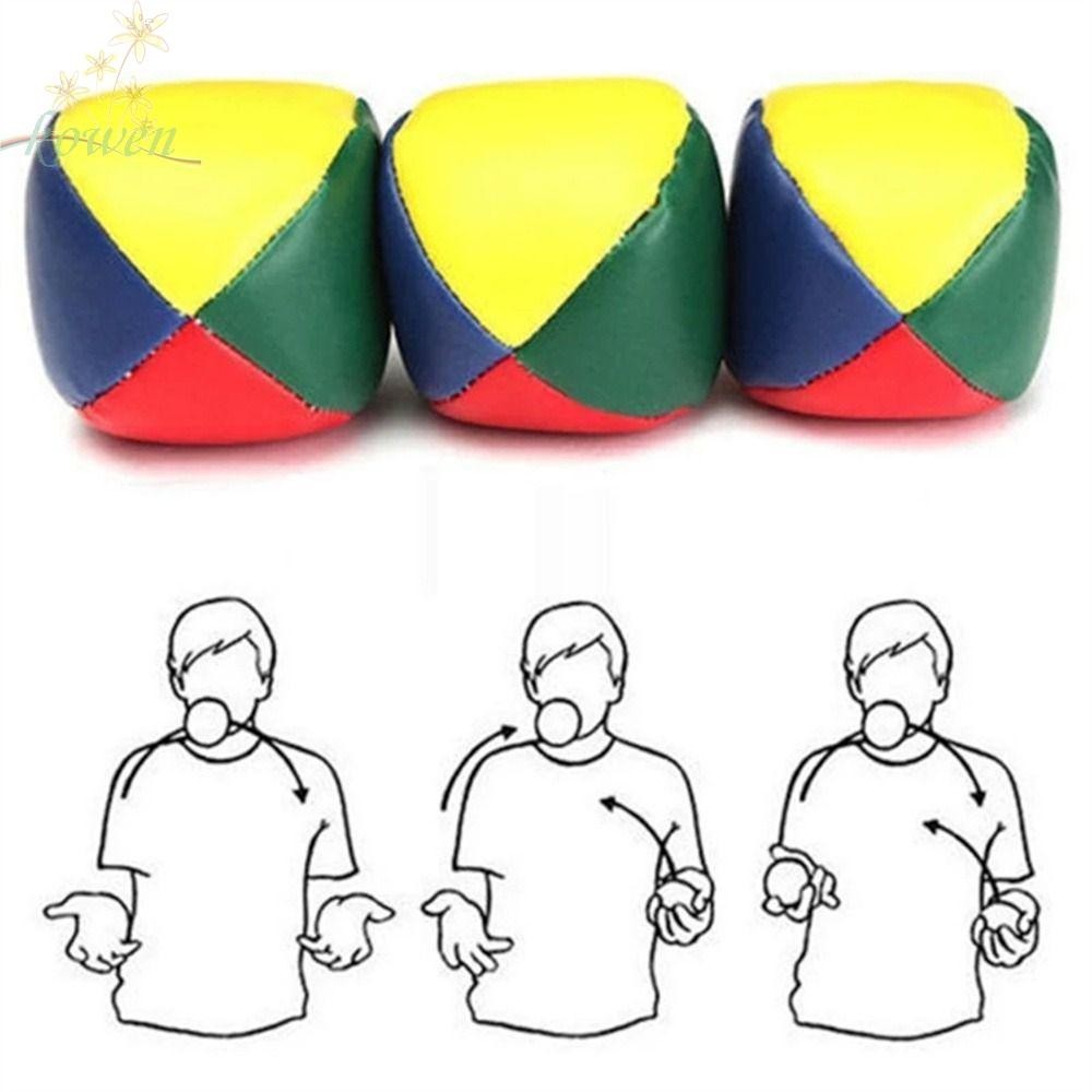 Kowen Juggling Ball Professional Children Sport Ball Soft Fun Circus Balls Toss Balls