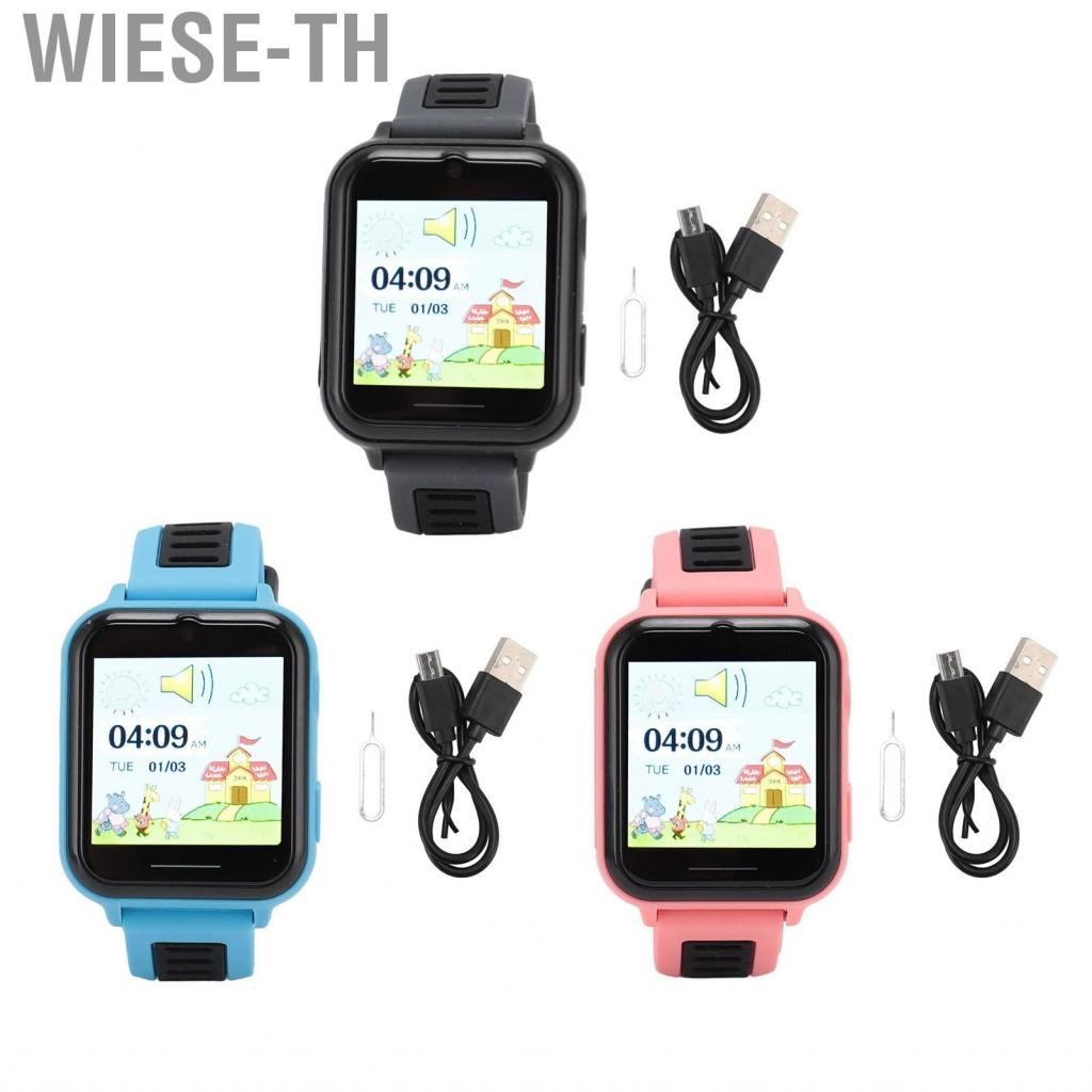 Wiese-th Multipurpose Watch  Music Player Video Camera Smart Kids 240x240 Resolution 14 Games IPS Color Touchscreen for Home School Use Aged 4‑12