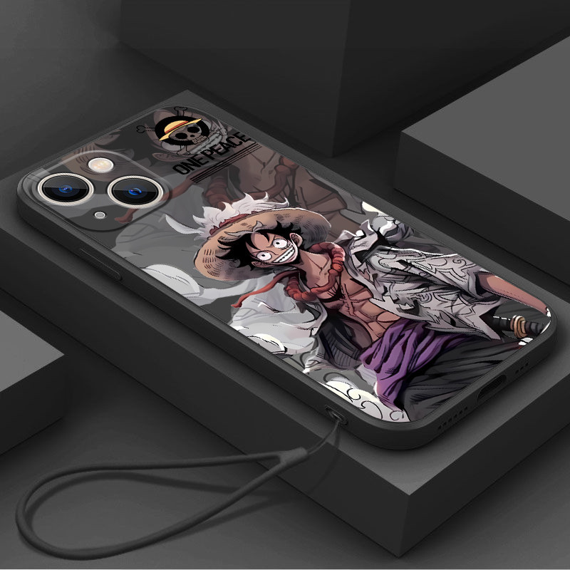 ปลอกสําหรับ Tecno Spark GO 1 Spark Go 2025 POP 9 4G เคสโทรศัพท์พร้อมเชือกเส้นเล็กความงามซิลิโคน TPU Soft Shell การ์ตูนอะนิเมะ ONE PIECE ออกแบบใหม่กันกระแทกกรณี