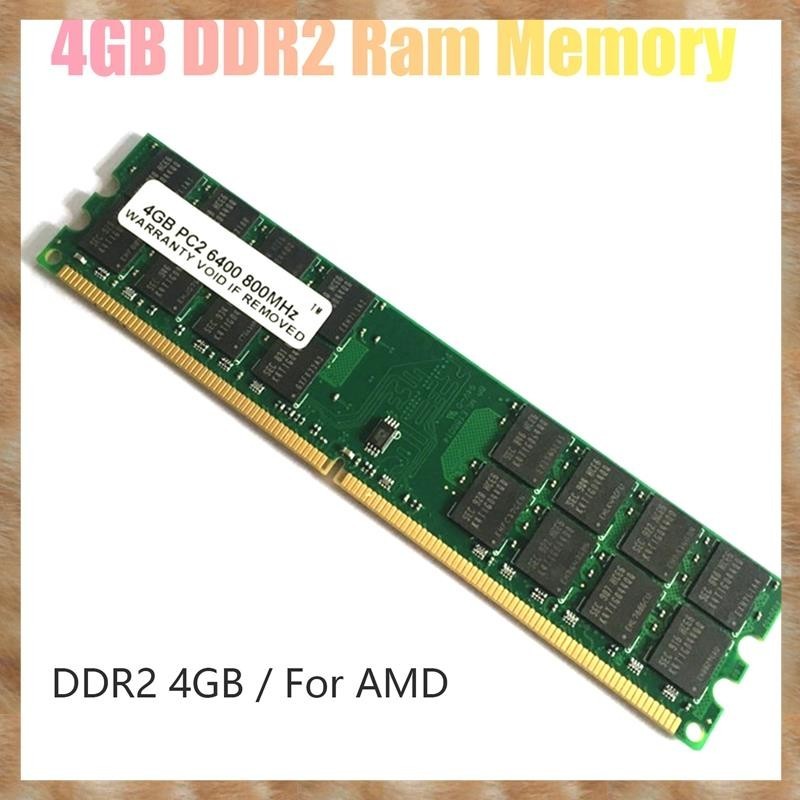 [K U YG ] 4GB DDR2 Ram หน ่ วยความจํา 800Mhz 1.8V PC2 6400 DIMM 240 Pins สําหรับ AMD เมนบอร ์ ดหน ่ วยความจํา Ram