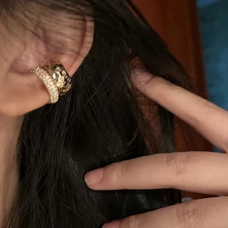 1 ชิ ้ น Bling Shine คลิปหูต ่ างหูเกาหลีเครื ่ องประดับอุปกรณ ์ เสริมสําหรับ Sweet Cool Girls