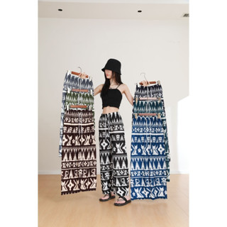 กางเกงลายน้องแมวน่ารัก  สไตล์ปล่อยขา เพิ่มความสบาย สไตล์เรีย…