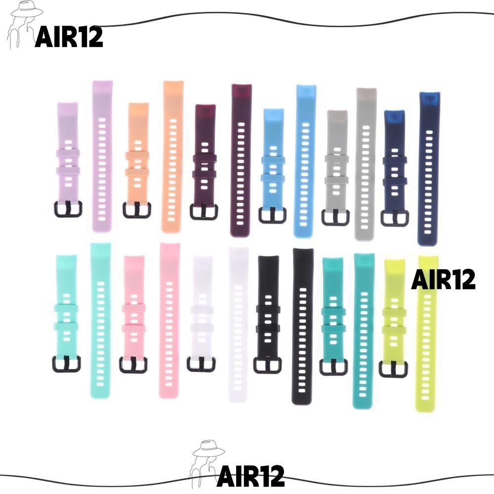 Air12 สําหรับ Honor Band 5 4 สายรัดข ้ อมือนุ ่ มสายรัดข ้ อมือเปลี ่ ยนสายรัด