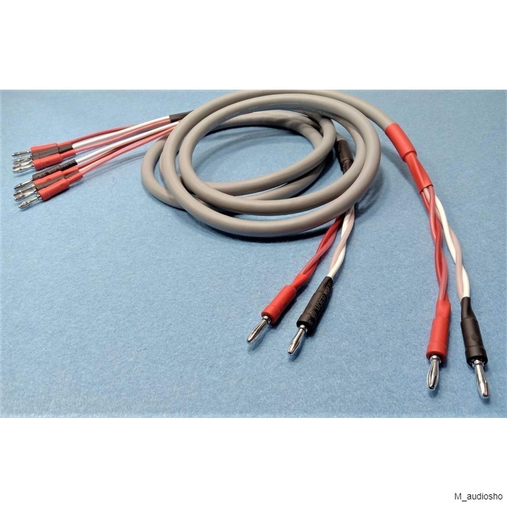 ....สายลำโพง Bi-Wire CANARE 4S11 Made in Japan ขั้ว Banana PALIC เลือกความยาวได้ ราคาต่อ 2 เส้น.