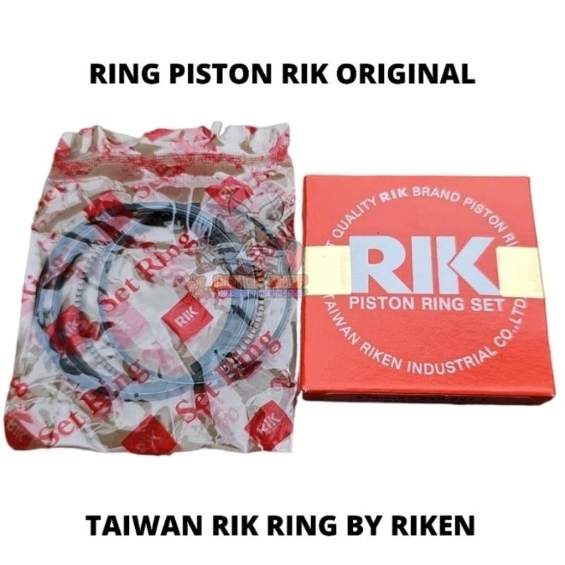 แหวนลูกสูบ RIK 57 60 62 63 65 66 68 MM ความหนา 0.8x0.8x1.5 MM MM BY RIKEN ORIGINAL