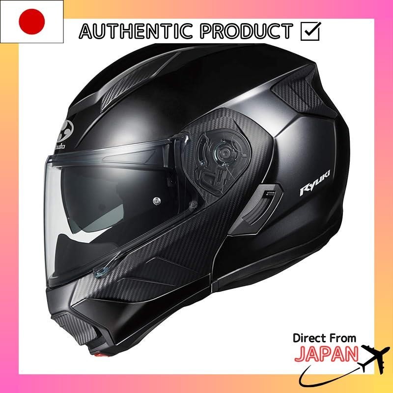 OGK KABUTO Bike Helmet System RYUKI Black Metallic (Size: L)