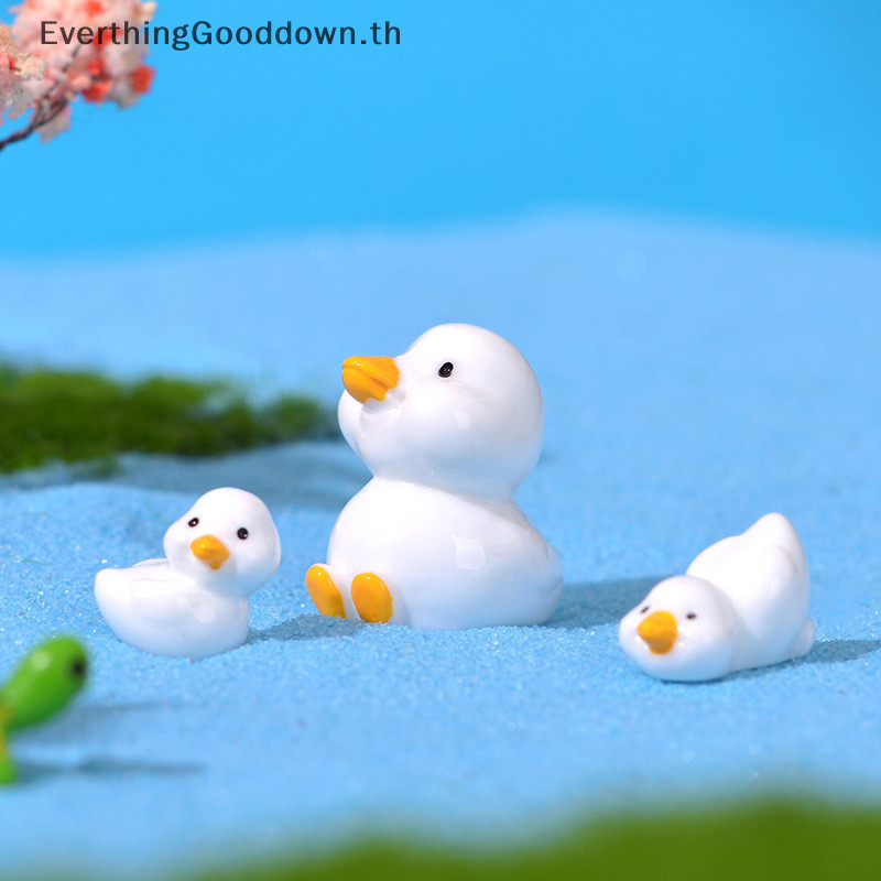 Ever Micro Landscape Mini จําลองลูกเป็ด Adornment ภูมิทัศน์อุปกรณ์เสริมขนาดเล็กงานฝีมือเรซินตกแต่งบ้านขายส่ง TH
