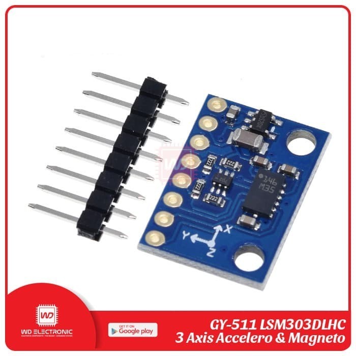 DC99 GY-511 GY511 GY511 LSM303DLHC COMPASS 3 AXIS ACCELEROMETER & MAGNET