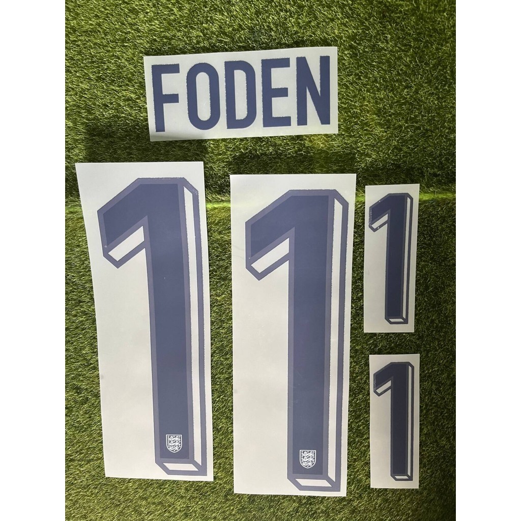 2024 England Nameset Printing Home Kane Saka Foden BELLINGHAM Palmer Walker Alexander-Arnold Soccer Patch Badge