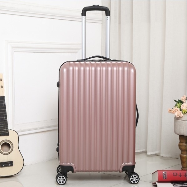 💕กระเป๋าเดินทาง Luggage 20/24นิ้ว รุ่นซิปล็อครหัสได้ วัสดุABS+PC ทนทานเป็นพิเศษ 8ล้อคู่360องศา💕