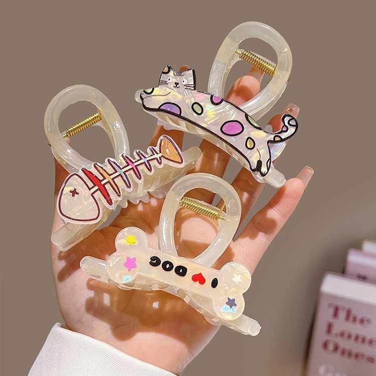 2024 ที่ไม่ซ้ํากันน่ารักลูกสุนัขกิ๊บหญิงกิ๊บติดผมระดับไฮเอนด์