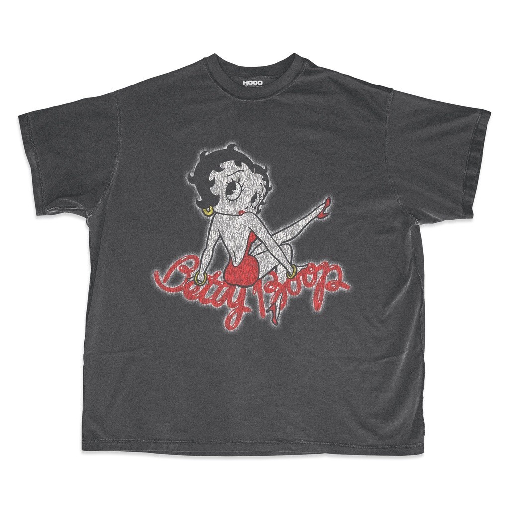 เสื้อยืด ลาย Betty Boop 90's สไตล์วินเทจ โอเวอร์ไซซ์