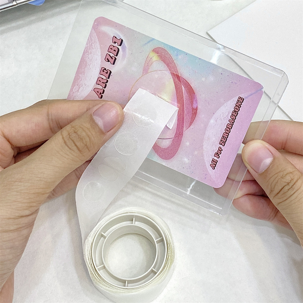 100ชิ้น/ม้วนจุดกาว ไร้ร่องรอย กาวจุดกาวสองหน้าบอลลูนกาว - รูปที่ 5