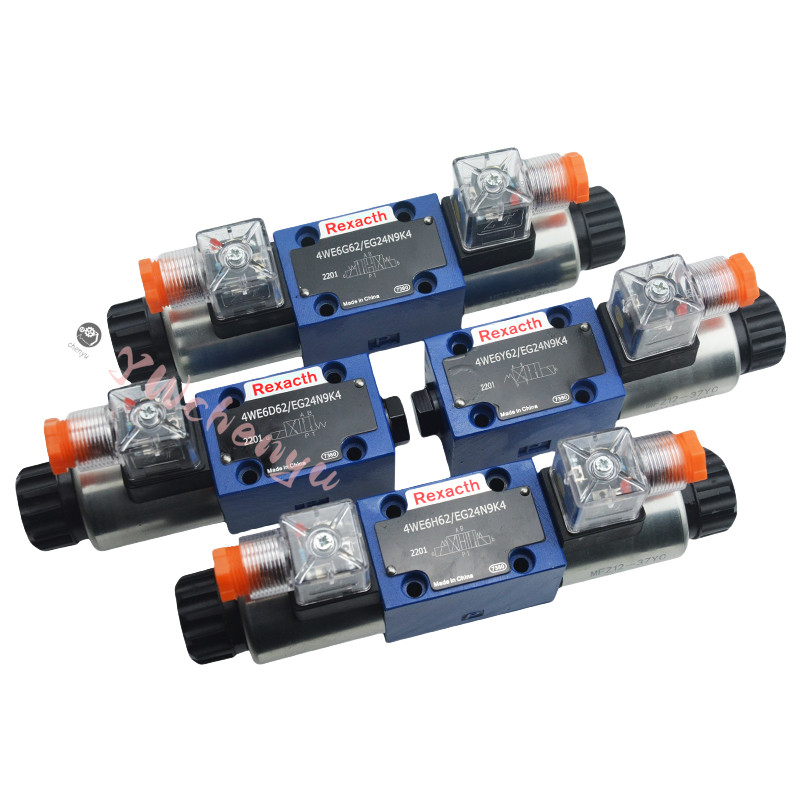 Rexroth type  โซลินอยด์วาล์วถอยหลังแบบไฮดรอลิกสองทาง 4WE6E 4WE6H 4WE6J 4WE6G 4WE6D 4WE6HA