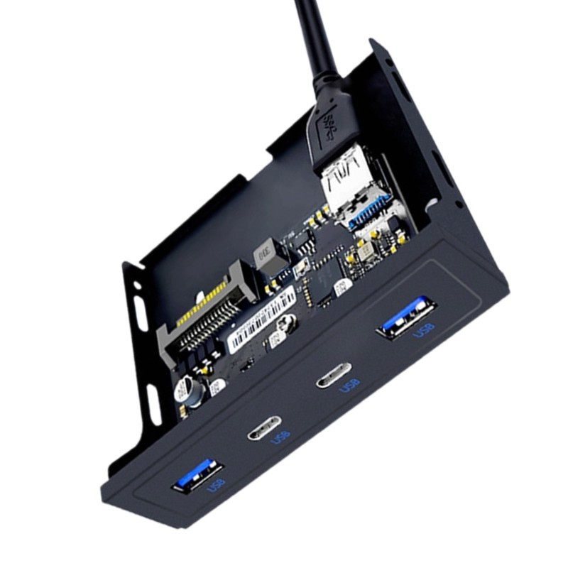 Bt 19 20Pin USB แผงด้านหน้าความเร็วอย่างรวดเร็วสําหรับเดสก์ท็อป PC 3 5 นิ้ว Floppy Drive Bay
