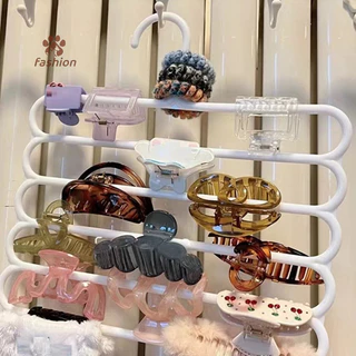 [แฟชั่น] Hair Claw Storage Rack Organizer ผู้ถือความจุขนาดใหญ่ Wall Hairpin แขวน Space al Storage Rack {TH}