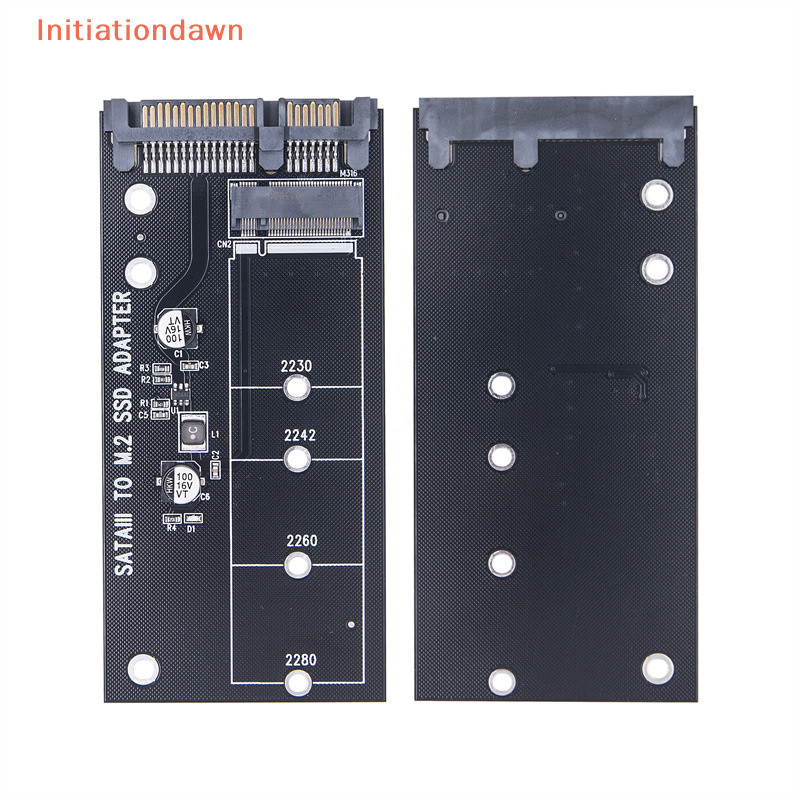 [Initiationdawn] M.2 NGFF ถึง SATA 3 3.0 การ์ดอะแดปเตอร์ SSD แปลง B B & M Key Protocol Solid State Disk ไดรฟ์ 2230 2280 2242 สําหรับเมนบอร์ดพีซี