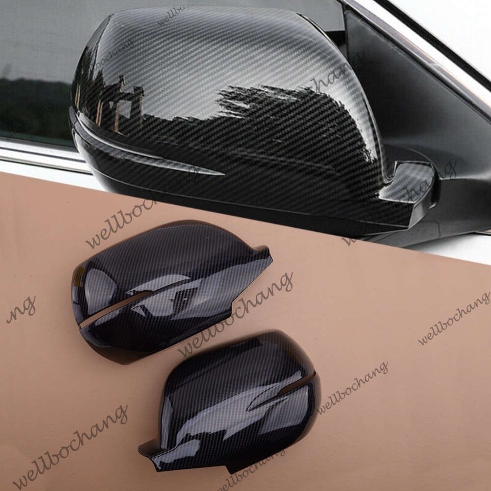 รถกระจกมองหลังด้านข้างฝาครอบ Trim ตกแต่ง Fit สําหรับ Honda CRV CR-V 2012 2013 2014 2015 2016 2017 2018 2019 2020