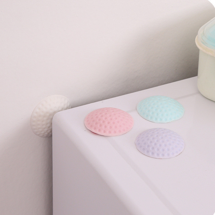 แผ่นยางซิลิโคนกันประตูกระแทกผนัง ติดตั้งสะดวกด้วยสติกเกอร์แถบกาว ป้องกันรอยกระแทก ใช้ได้กับทุกพื้นผิว - รูปที่ 3