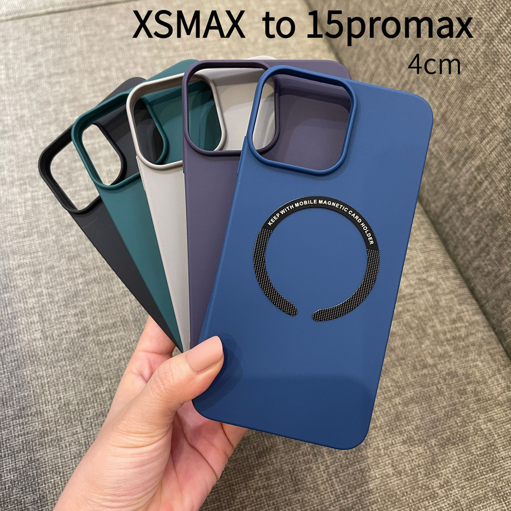 4ซม.big Holeเคสโทรศัพท์แม่เหล็กสําหรับXS Maxแปลงเป็น15Pro Max SoftสําหรับXS Maxถึง15proMaxป้องกันปกหลัง
