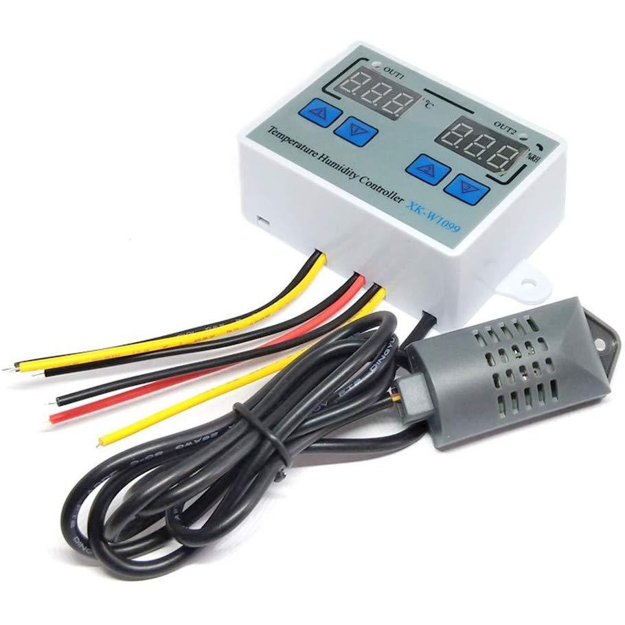 Xk-w1099 เครื่องควบคุมอุณหภูมิและความชื้นแบบดิจิตอลอัจฉริยะ dual-purpose เรือนกระจก Incumtion ความชื