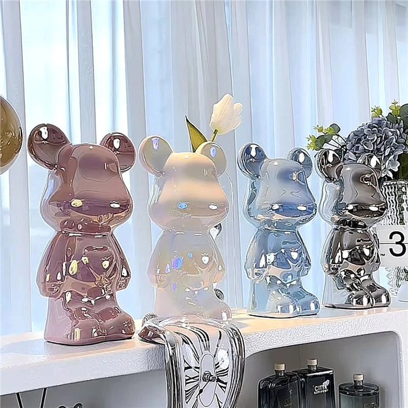 พร้อมส่ง🚚กระปุกออมสิน 28CM กระปุกออมสินหมีเซรามิก หมีของเหลว หมีรุนแรงการตกแต่ง ตั้งโชว์ตกแต่งบ้าน ราคาถูกที่