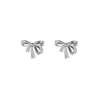 Jinjoo จิวต่างหู รุ่น Lumi Bow ก้านหนา 0.8 mm. สแตนเลส316