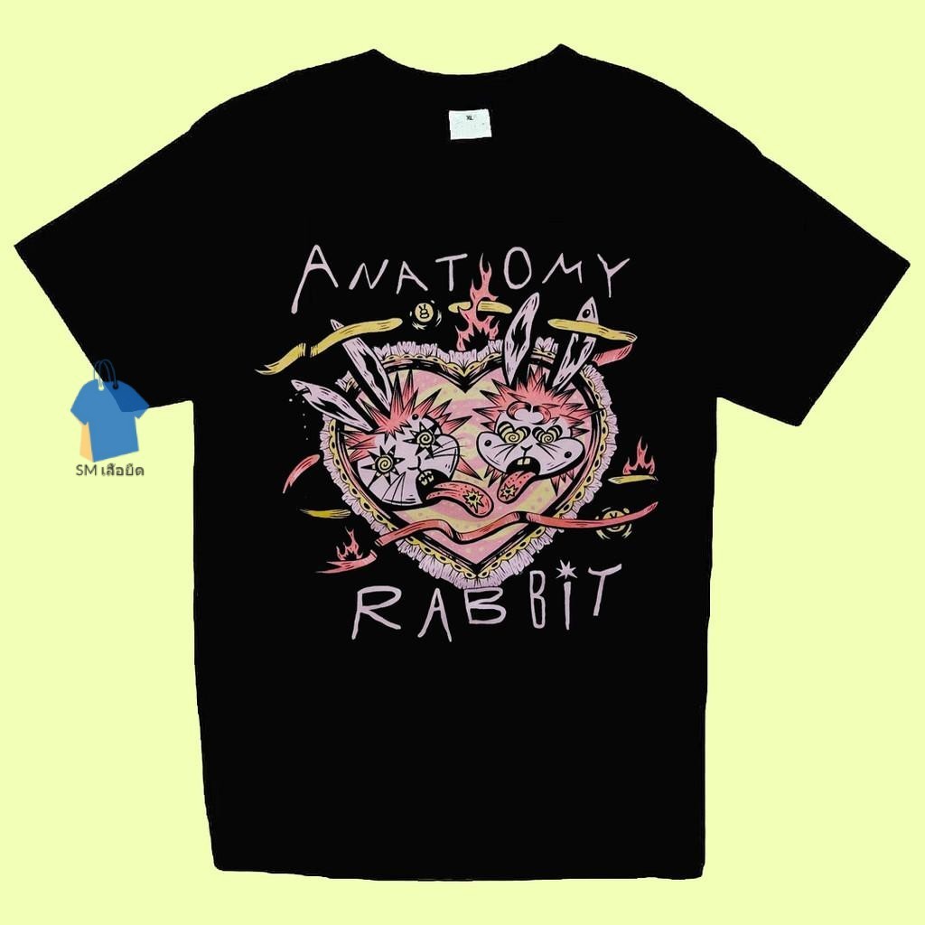 【พร้อมส่ง】เสื้อยืดวง Anatomy Rabbit Cat 2025 คอกลม แขนสั้น ผ้าฝ้ายแท้ ดีไซน์สวยงาม