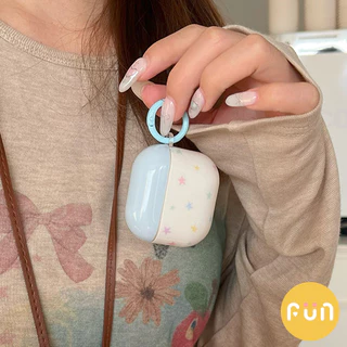 เคสป้องกันหูฟัง Star สีสันสดใสระดับพรีเมียมเข้ากันได้กับ Airpods 1 2 3 4 Pro Pro2 Airpods1 IMD ฝาครอบชุดหูฟังกันกระแทก