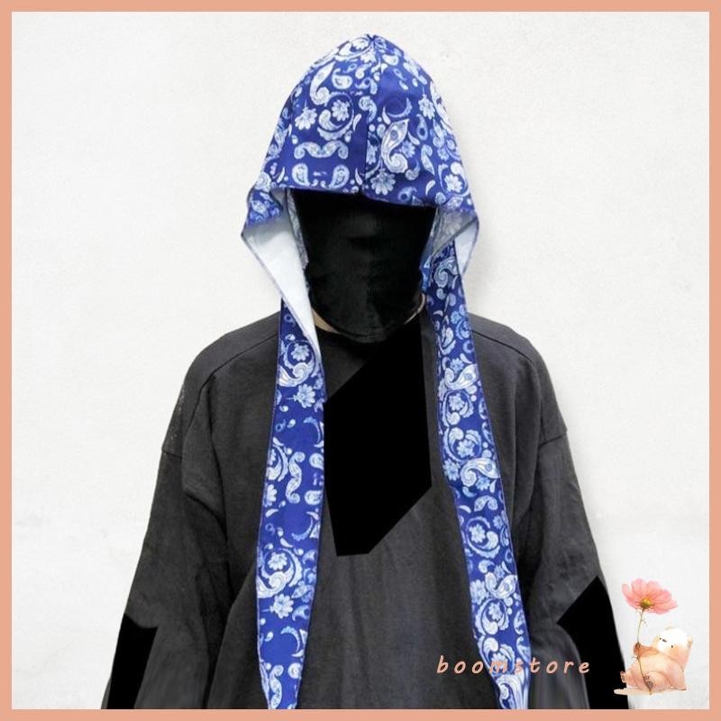Boom HIPHOP Durag Bandana Doo Rag ผ้าพันคอสําหรับผู้หญิงผู้ชาย Square Turban ผ้าพันคอ Punk Head Wrap Headwear