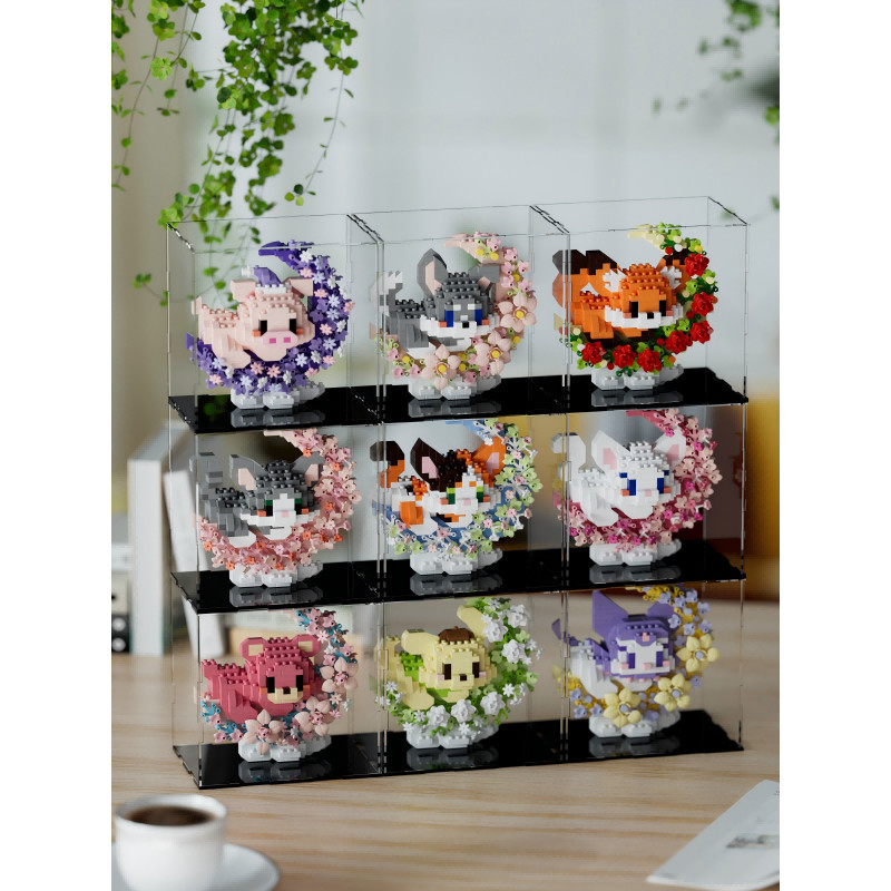 18 สไตล์ตัวต่อสัตว์สุดน่ารัก พร้อมดีไซน์ดอกไม้รอบตัว เสริมจินตนาการไม่มีที่สิ้นสุดDIY