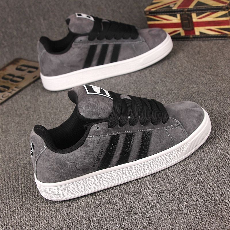 รองเท้าลําลอง Spring Stripes Heightening Bread Shoes Couple Classic ins Casual All-Match Retro รองเท้าผ้าใบ s