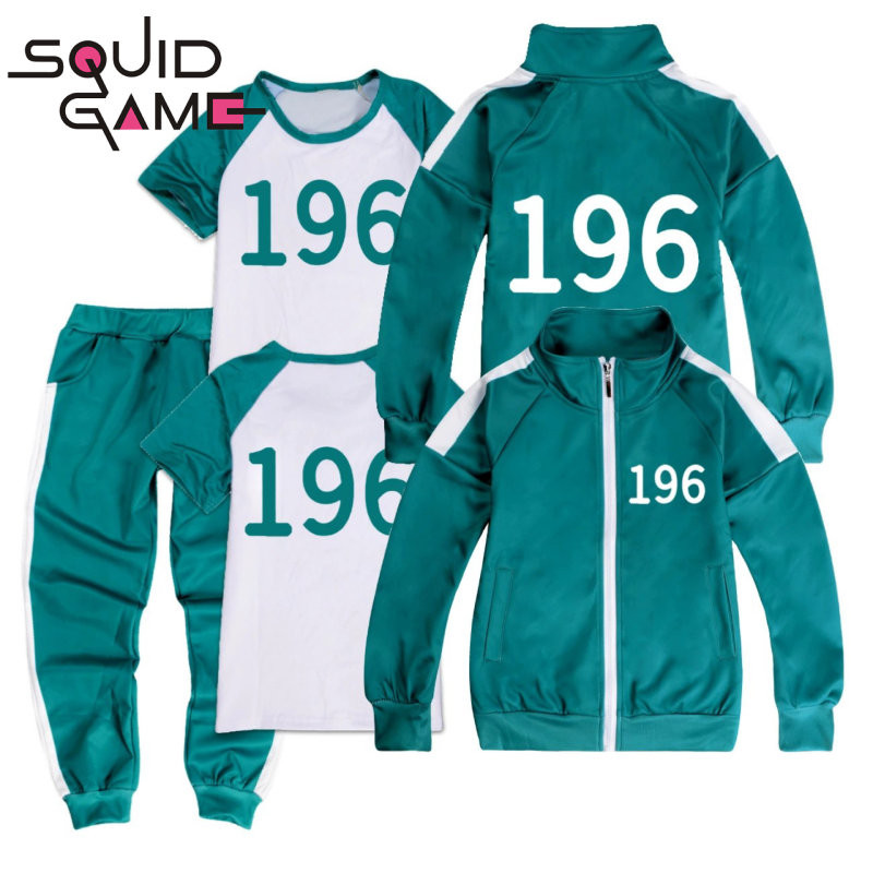 【110-170】game costume for kids 196 Jacket+Pants+Tshirt 3pcs  456 067 001 230 380 222