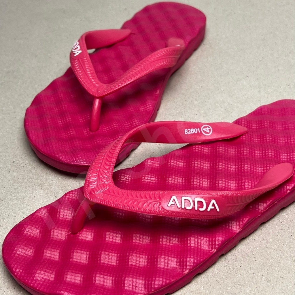 รองเท้าแตะ Adda 82B01 สีสันสดใส คละสี หูหนีบ เนื้อไฟล่อน น้ำหนักเบา ใส่สบาย เบา ทำความสะอาดง่าย