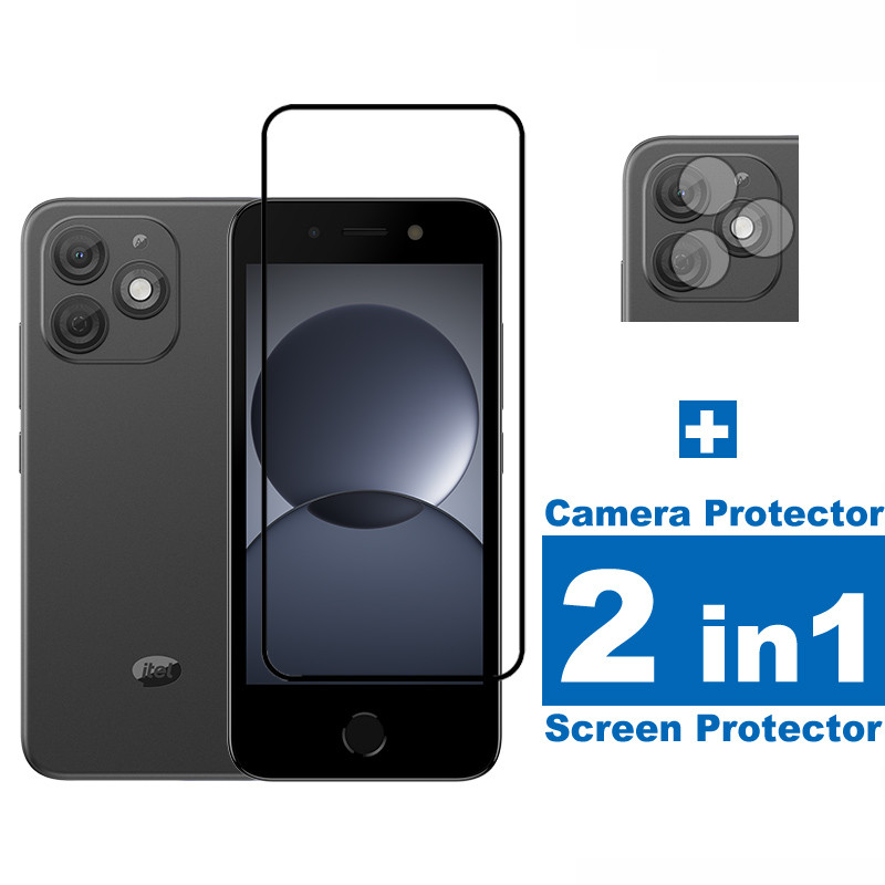 สําหรับ Itel A20 A80 A70 A60 A50 กระจกนิรภัยแบบเต็มหน้าจอปกป้องหน้าจอ