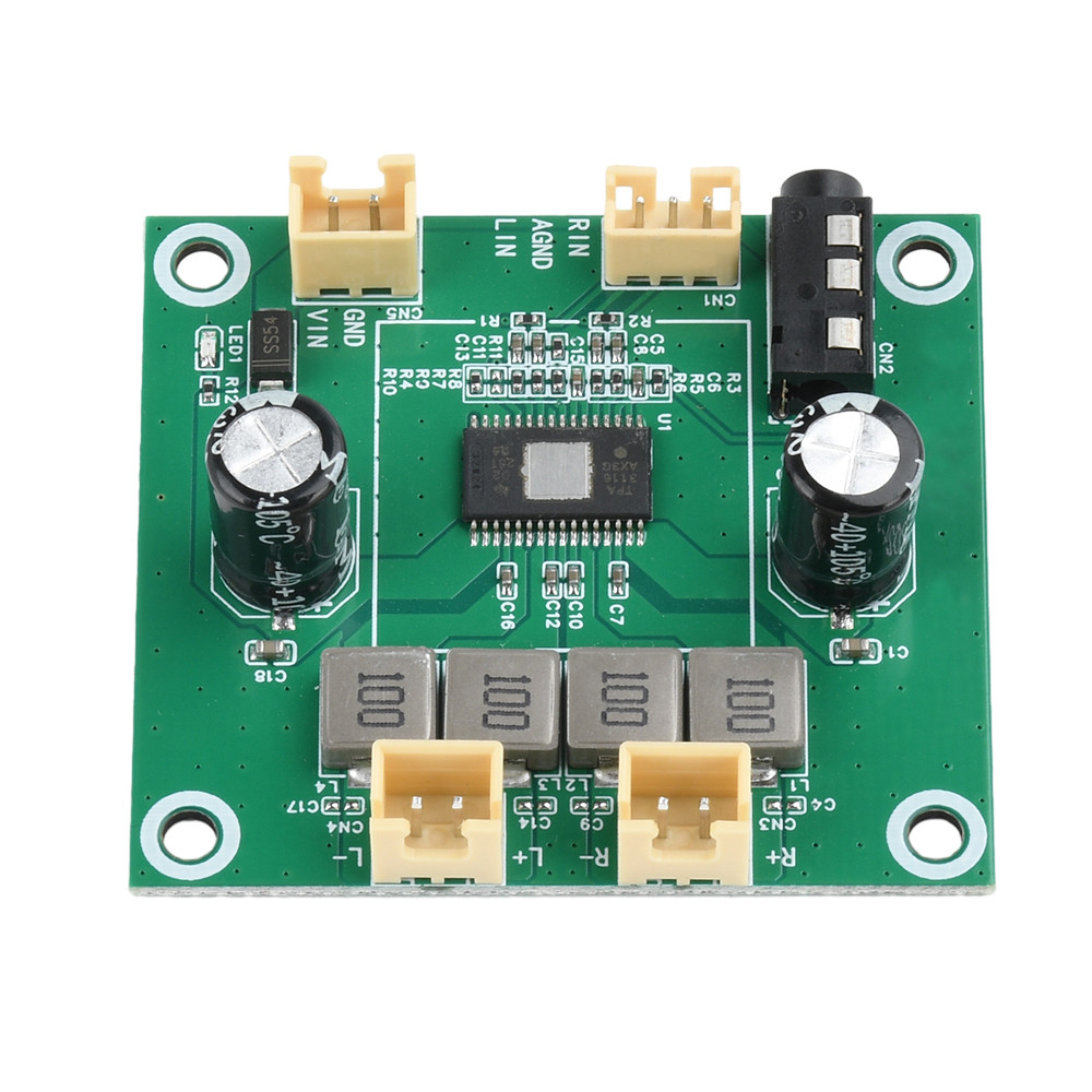 Dc5v-26v 50W + 50W 2.0 ช่องดิจิตอล Class-D สเตอริโอเครื่องขยายเสียง TPA3116