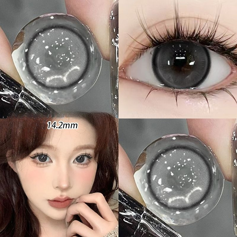 COD -100°~-600🌈คอนแทคเลนส์สี🌈 คอนแทคเลนส์รายครึ่งปี 14.0mm/14.2mm/14.5mm คอนแทคเลนส์ 06