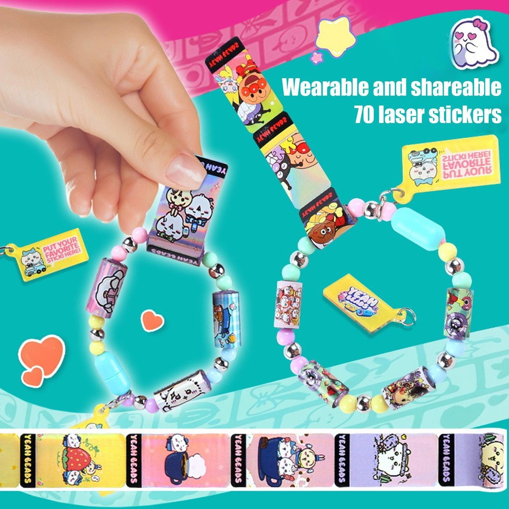 150 ชิ้น Sticki Rolls Multi-Roll Collectors Pack, โฮมเมดสติกเกอร์ลูกปัดสร้อยข้อมือ,สติกเกอร์ชุดสติกเ