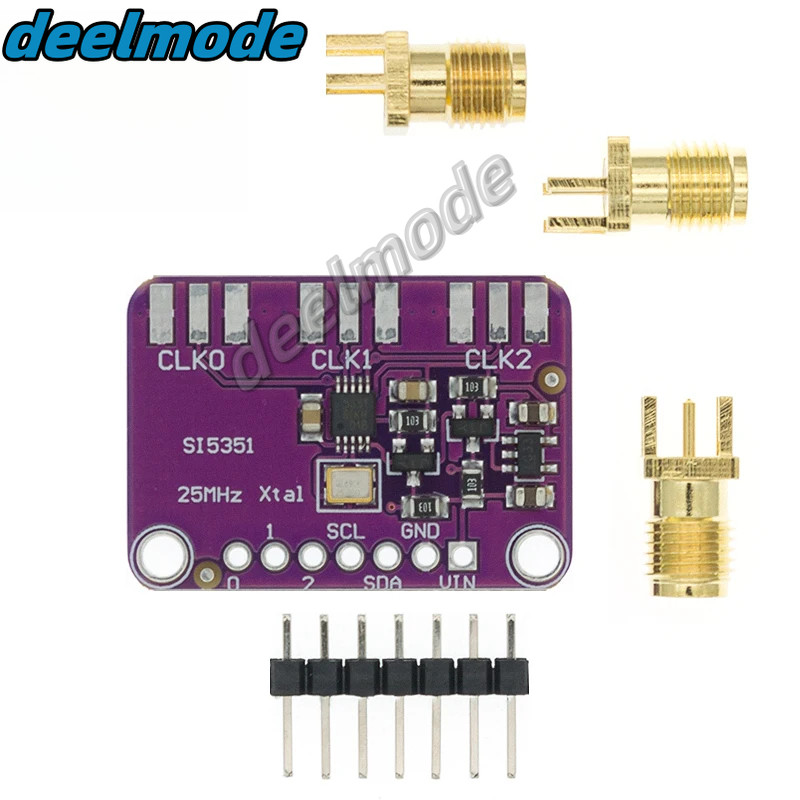 บอร์ดโมดูลเครื่องกําเนิดสัญญาณ DC 3V-5V CJMCU-5351 Si5351A Si5351 I2C 8KHz-160MHz สําหรับ Arduino