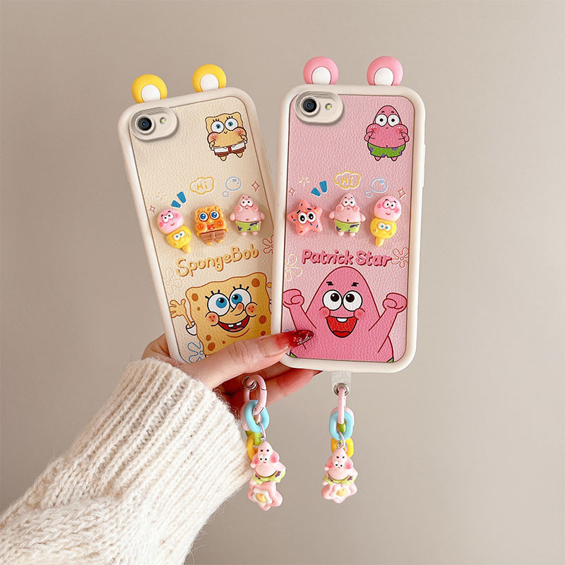 เคส  OPPO A83 4G เคส ใช้งานร่วมกับรูปแบบหนังน่ารัก 3D หูเคส โทรศัพท์แบบนุ่ม BB-PWED