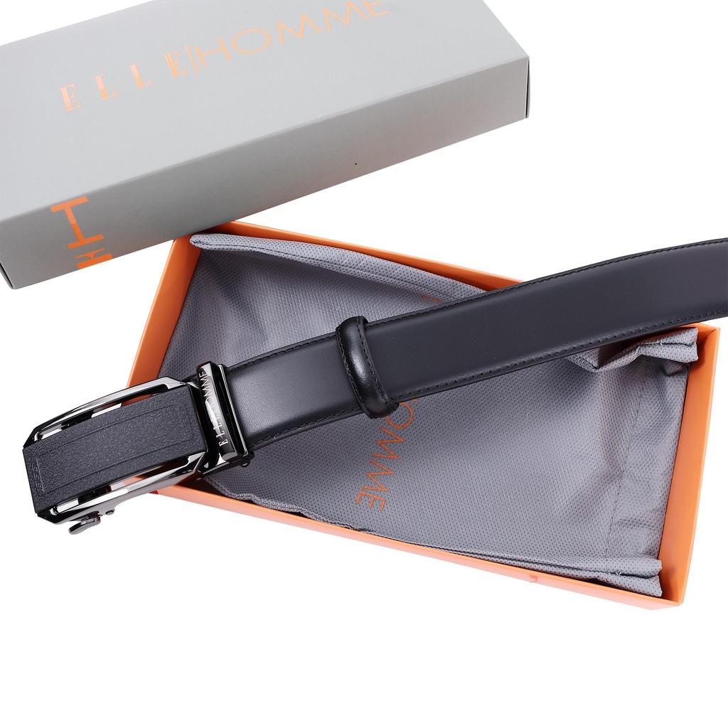 ELLE HOMME  เข็มขัดหนังวัวแท้ มีให้เลือก 1 สี รุ่น H84013