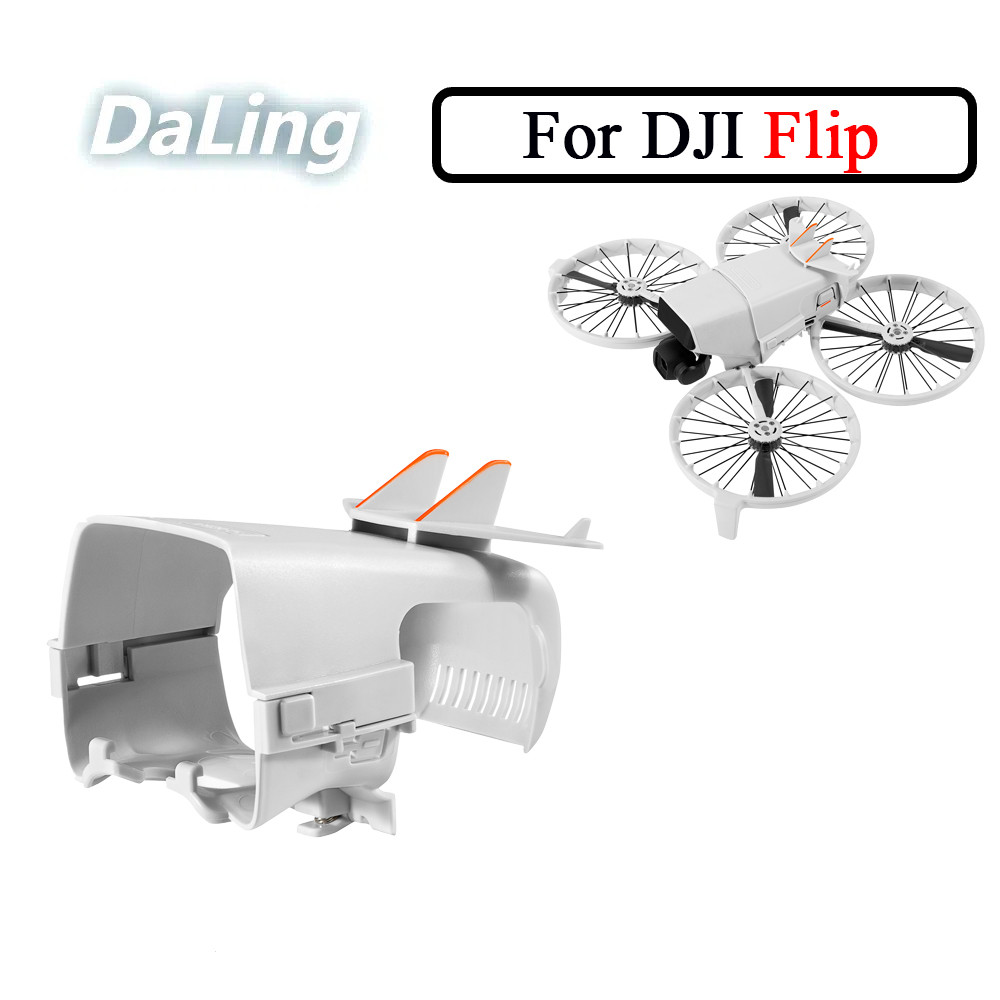 Drone Flight Fin สําหรับ DJI FLIP แบตเตอรี่ป้องกันป้องกันการเสื่อมเฉพาะการป้องกันแบบพกพาที่ถอดออกได้ Fin Drone DJI FLIP อุปกรณ์เสริม