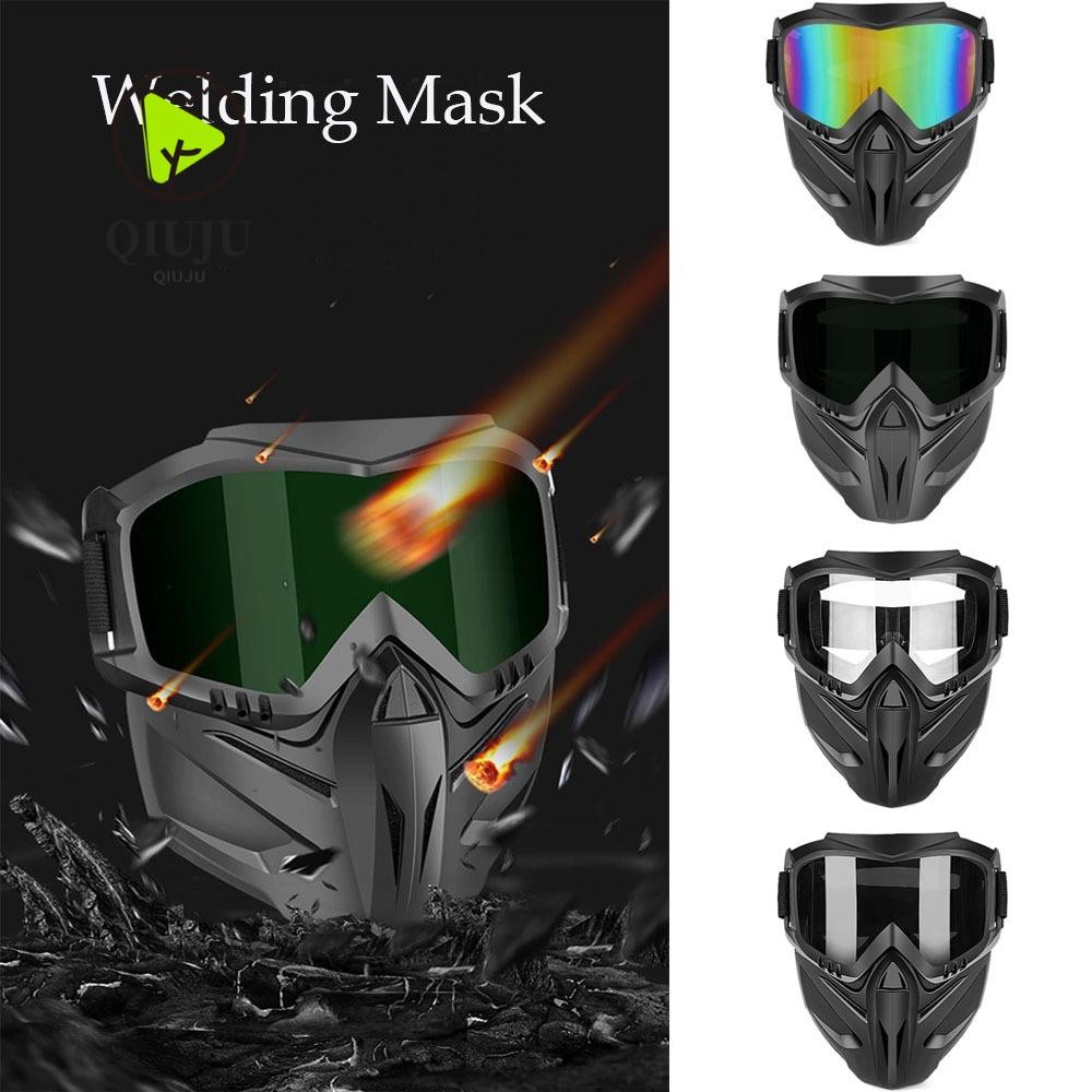 ชิวจู แว่นตาเชื่อมปรับแสงอัตโนมัติปรับวงที่ถอดออกได้ช่างเชื่อมที่มีคุณภาพสูงฝุ่นทนต่อแรงกระแทกทํางานอุปกรณ์ป้องกันทํางานทํางานอุปกรณ์ป้องกัน