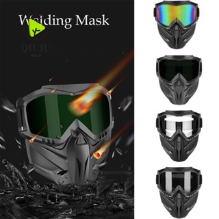 ชิวจู แว่นตาเชื่อมปรับแสงอัตโนมัติปรับวงที่ถอดออกได้ช่างเชื่…