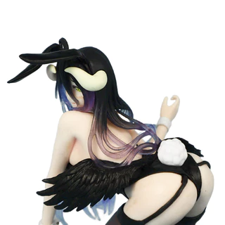 ฟิกเกอร์อนิเมะนเรศวรเดสก์ท็อปขนาด 10 ซม. Albedo Bunny Ver. คอลเลกชันรูปการกระทําพีวีซีรุ่นผู้ใหญ่ของเล่นแฟนเพื่อนของขวัญวันเกิด