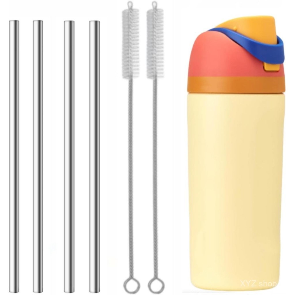 หลอดสำหรับเปลี่ยนขวดน้ำ Owala, เข้ากันได้กับหลอดสแตนเลส Owala FreeSip ขนาด 16 ออนซ์