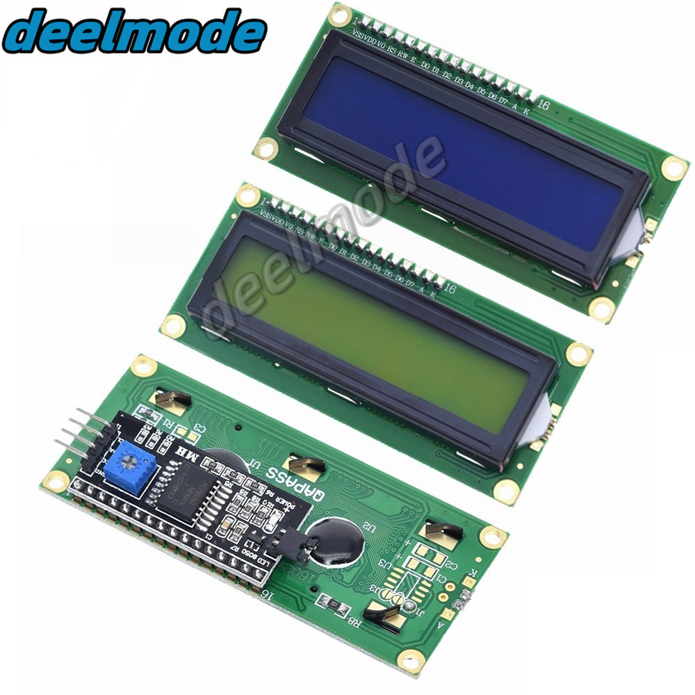 โมดูลหน้าจอ LCD IIC I2C 1602 สําหรับ arduino 1602 LCD UNO r3 mega2560 LCD1602+IC2