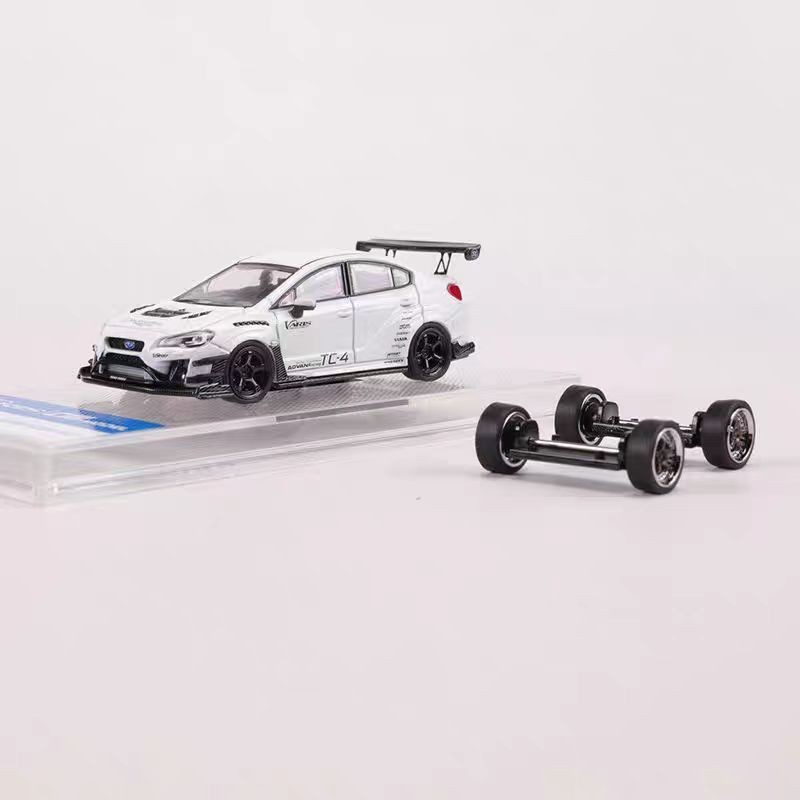 Cm MODEL 1: 64 Subaru WRX S4 STI Wide Body ดัดแปลงจําลองรถรุ่น